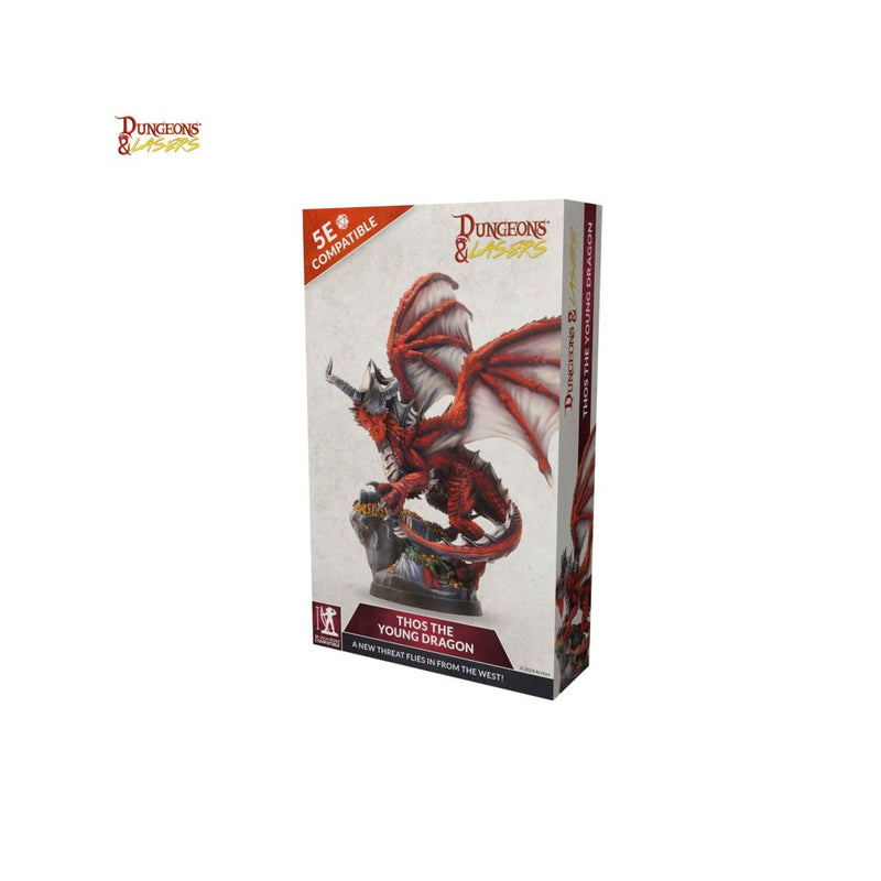 Archon Studio Dungeons & Lasers Thos the Young Dragon Miniature