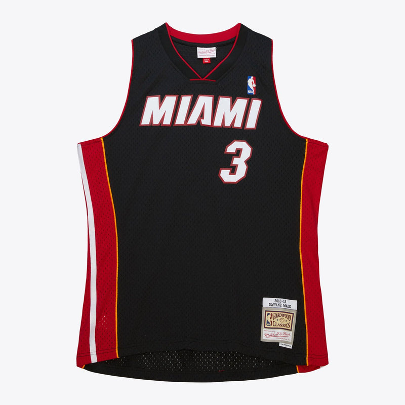 Mitchell & Ness Dwyane Wade Miami Heat 2012-13 Black Swingman Jersey