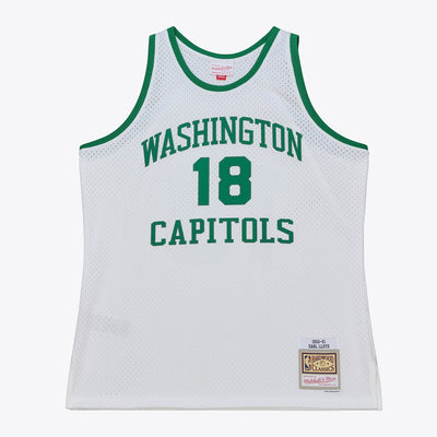 Mitchell & Ness Earl Lloyd Washington Capitols 1950-51 White Pioneers Swingman Jersey