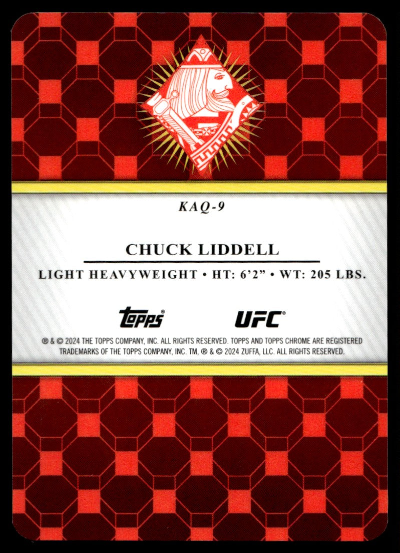2024 Topps Chrome Chuck Liddell #KAQ-9