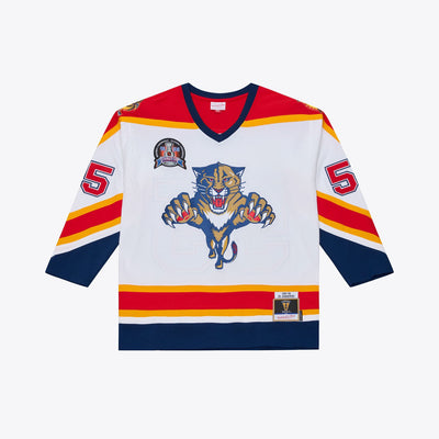 Mitchell & Ness Ed Jovanovski Florida Panthers White 1995-96 Power Play Jersey