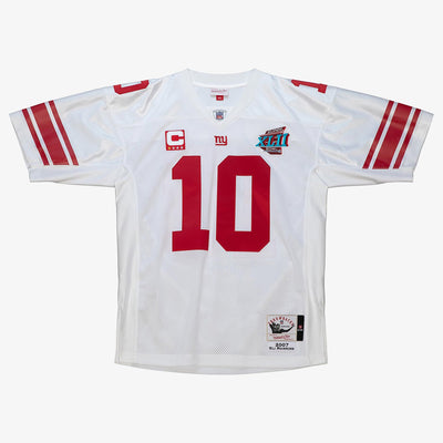Mitchell & Ness Eli Manning New York Giants White 2007 Authentic Jersey