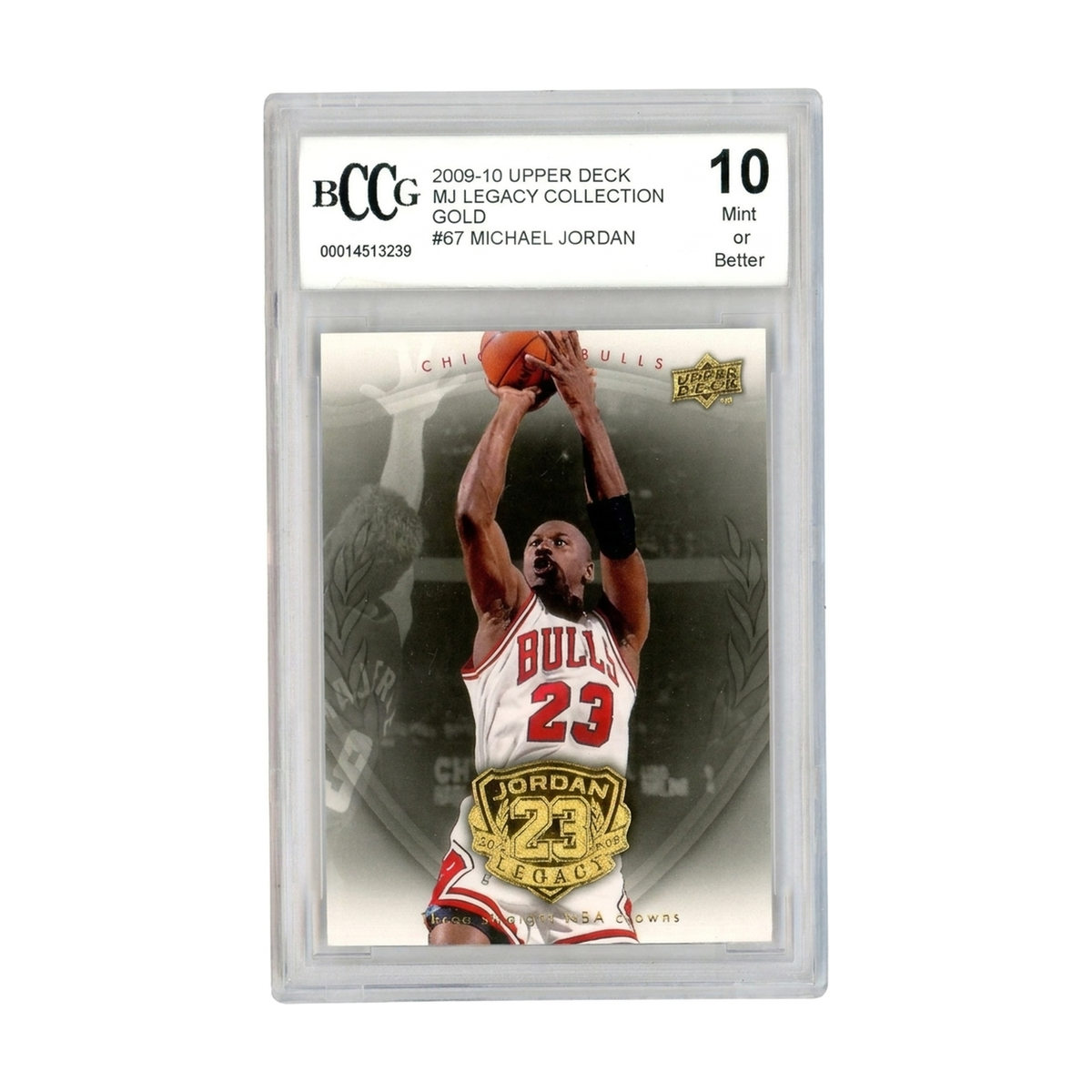 2009-10 Upper Deck MJ Legacy Collection Michael Jordan #67 BCCG 10