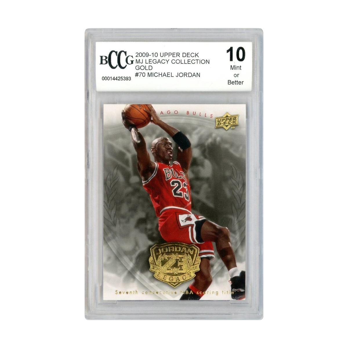 2009-10 Upper Deck MJ Legacy Collection Michael Jordan #70 BCCG 10