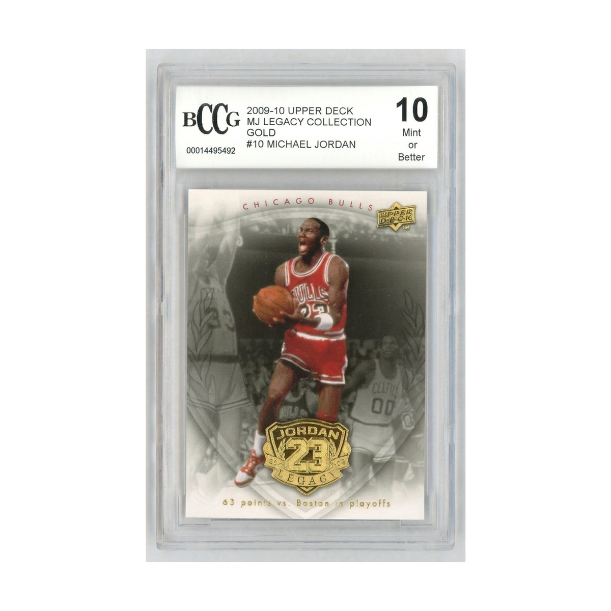 2009-10 Upper Deck MJ Legacy Collection Michael Jordan #10 BCCG 10