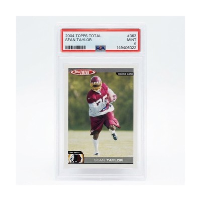 2004 Topps Total Sean Taylor #363 Rookie Card PSA 9