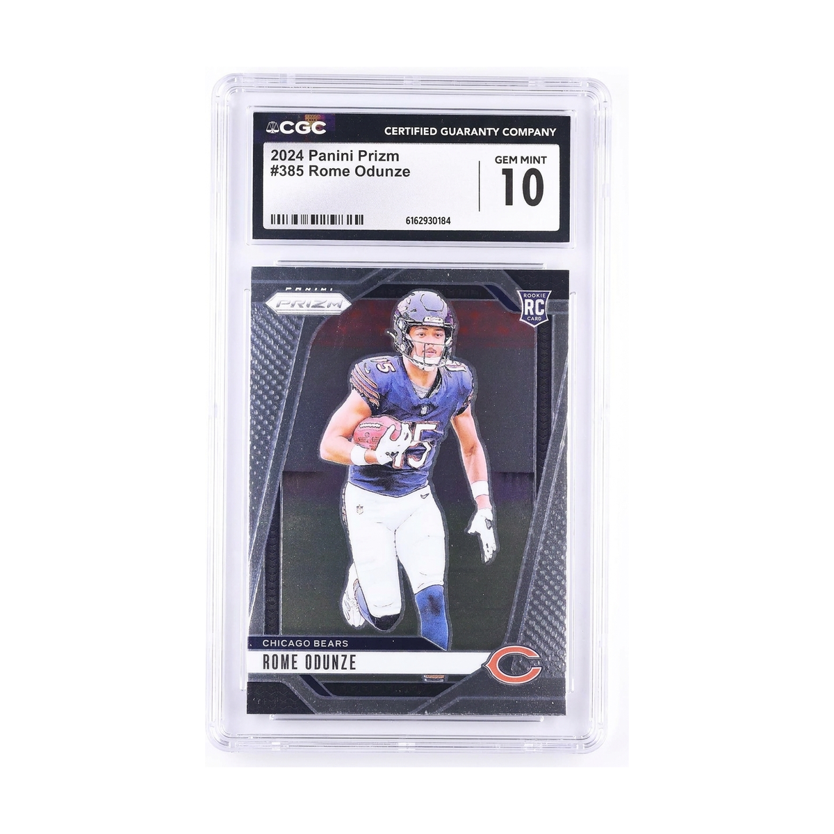 2024 Panini Prizm Rome Odunze #385 Rookie CGC 10