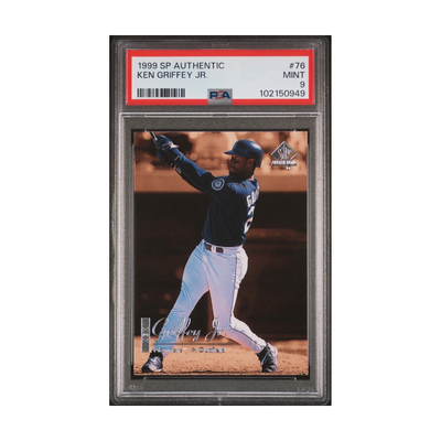 1999 SP Authentic Ken Griffey Jr. #76 PSA 9