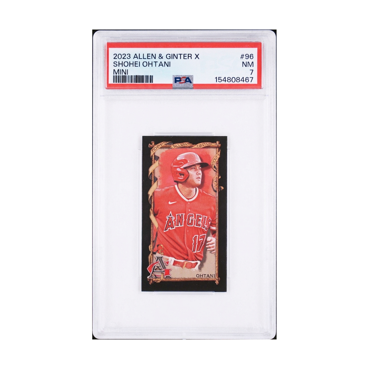 2023 Allen & Ginter X Shohei Ohtani #96 Mini PSA 7