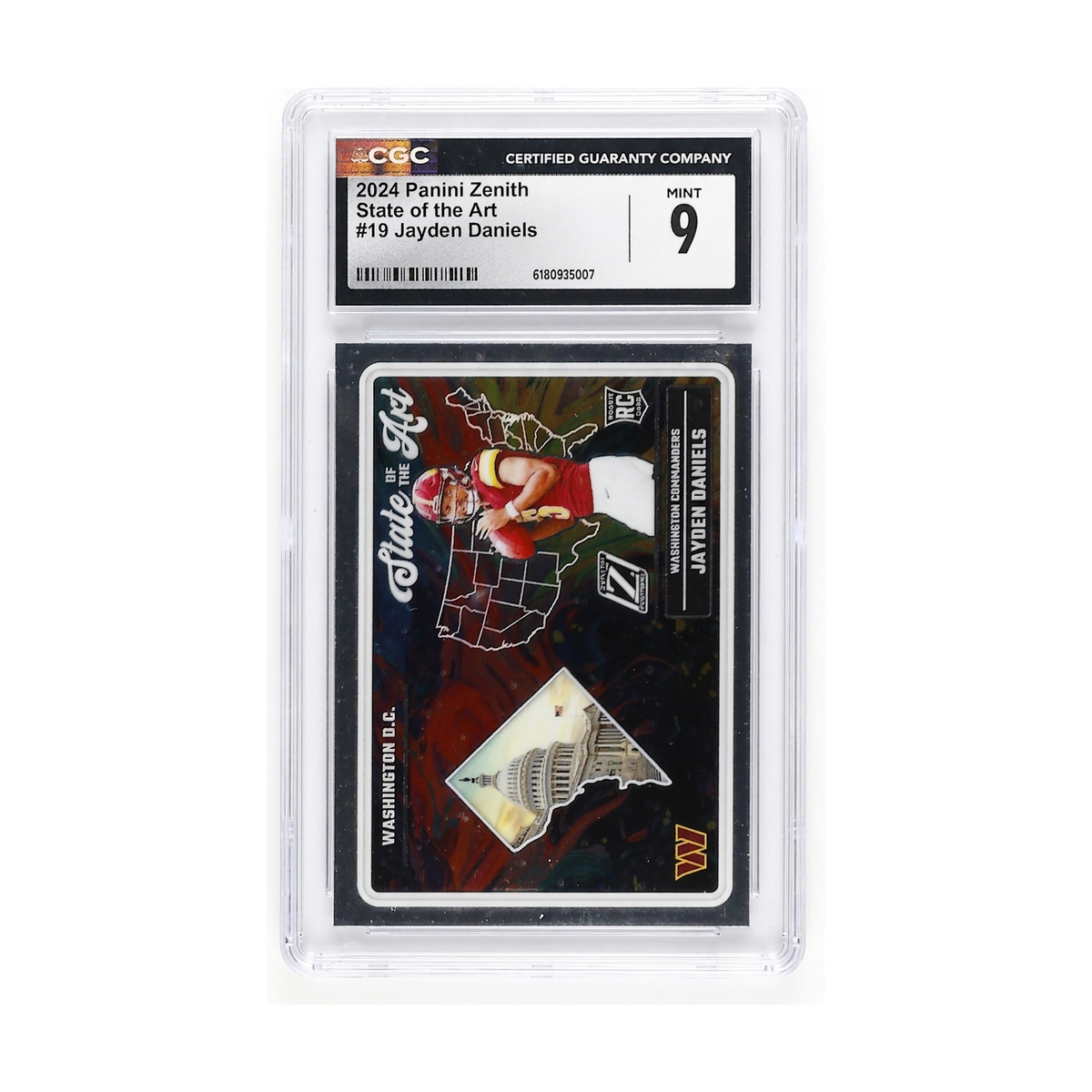 2024 Panini Zenith State of the Art Jayden Daniels #19 CGC 9