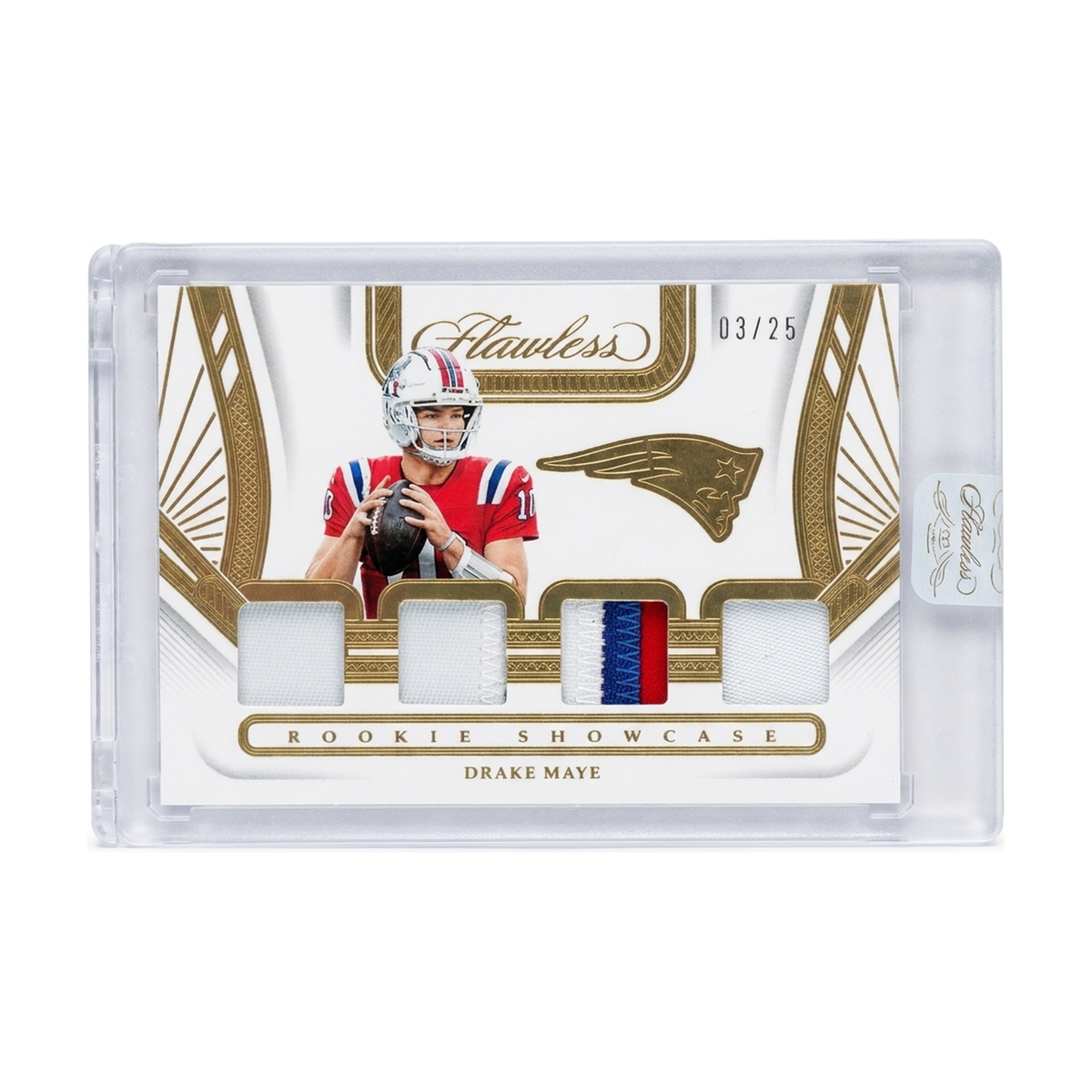 2024 Panini Flawless Rookie Showcase Drake Maye #RS-DME /25
