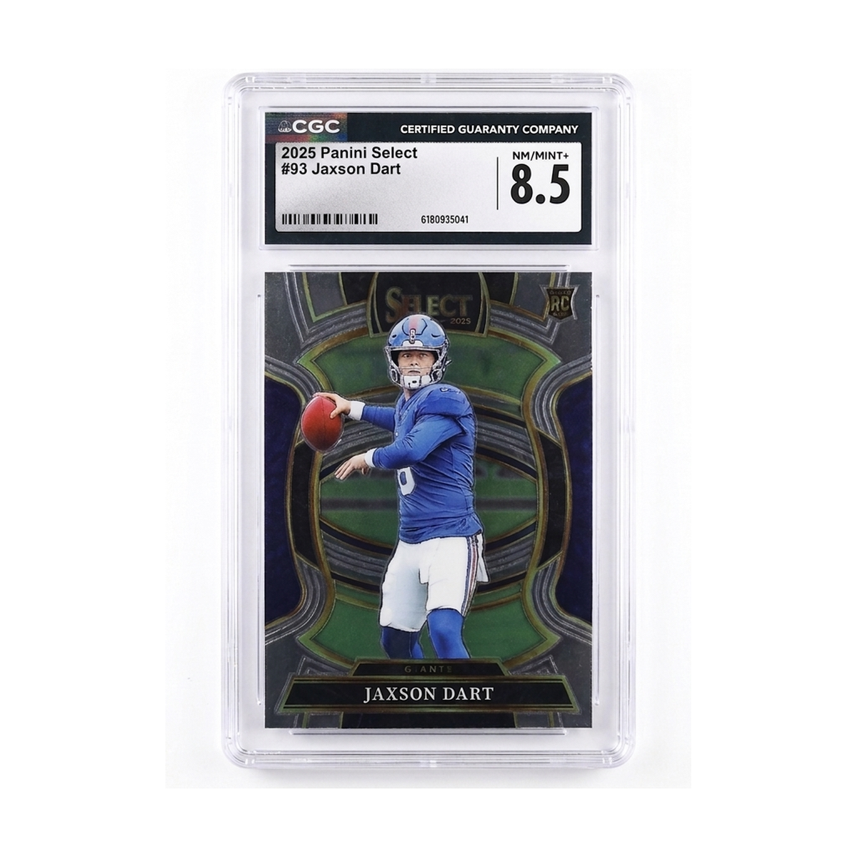 2025 Panini Select Jaxson Dart #93 Concourse CGC 8.5