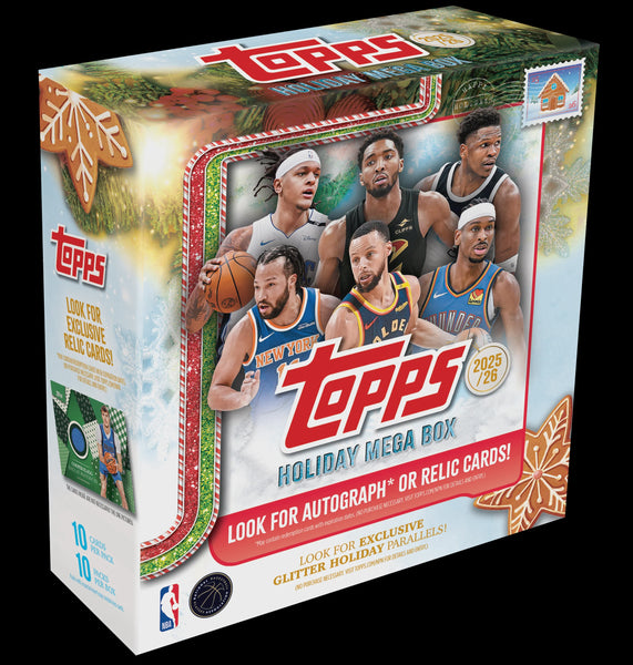 2025-26 Topps Holiday Basketball Mega Box – Monmouth Sports Cards