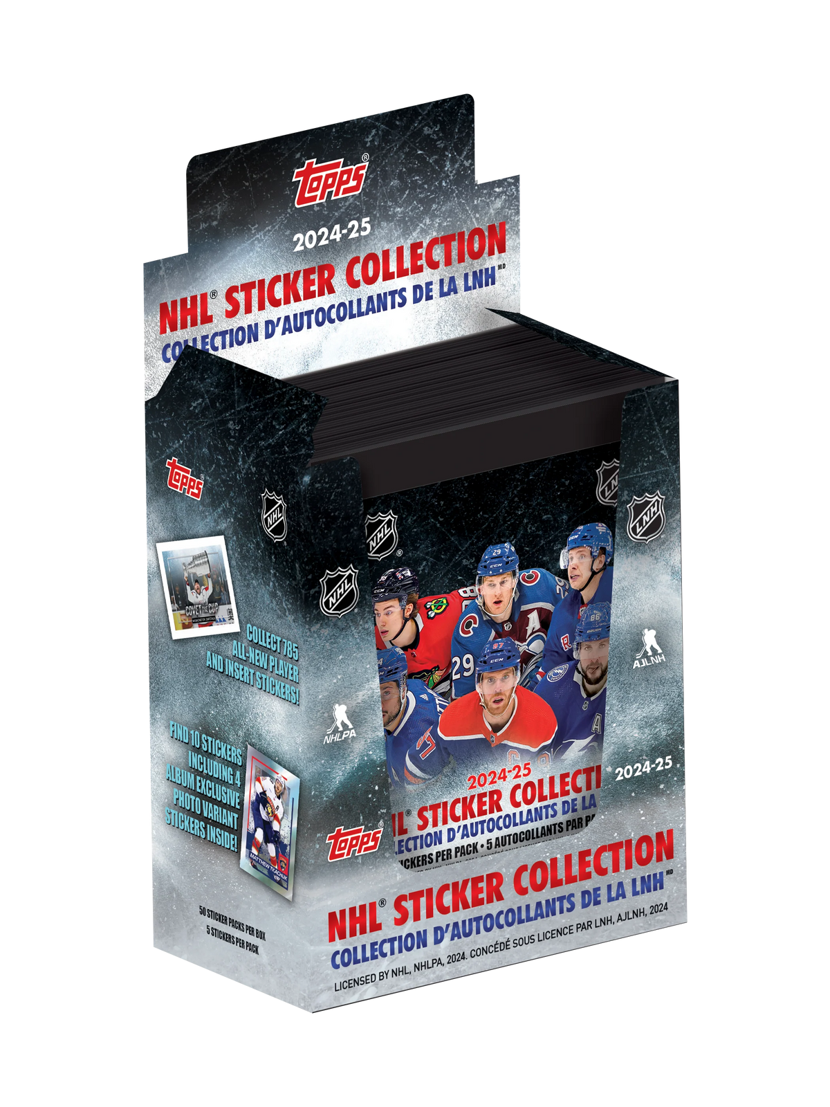 2024-25 Topps NHL Sticker Collection Sticker Box