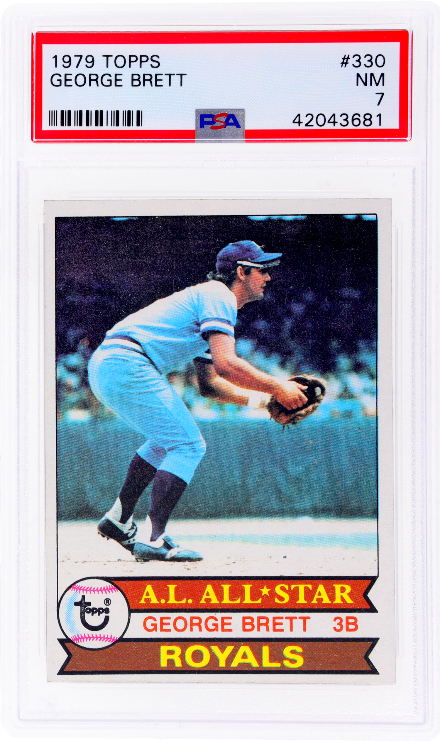 1979 Topps George Brett #330 PSA 7