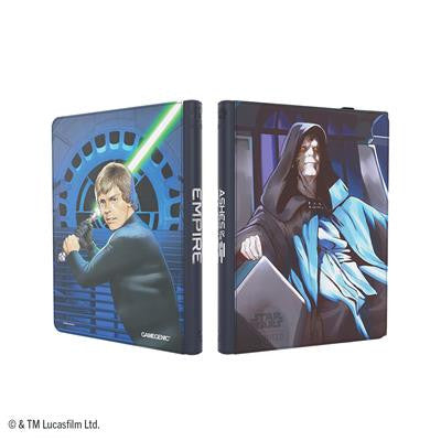 Gamegenic Star Wars: Unlimited Zip-Up Album 18-Pocket - Jedi Luke Skywalker & Emperor Palpatine