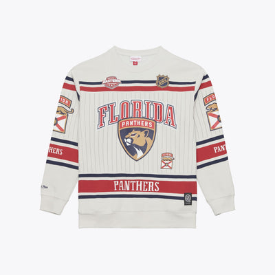 Mitchell & Ness Florida Panthers Gray Too Maxxed Fleece Sweatshirt