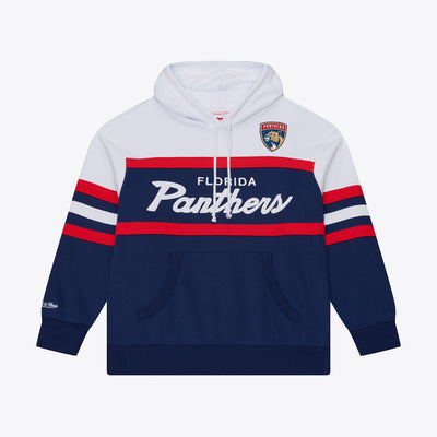 Mitchell & Ness Florida Panthers Navy Head Coach Hoodie