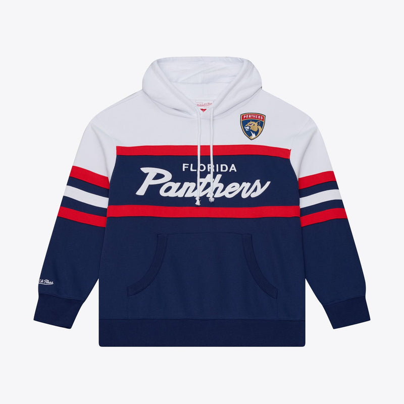 Mitchell & Ness Florida Panthers Navy Head Coach Hoodie