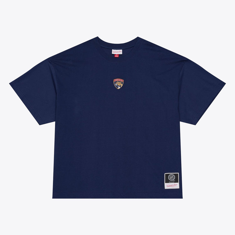 Mitchell & Ness Florida Panthers Navy Insignia Premium T-Shirt