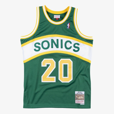 Mitchell & Ness Gary Payton Seattle SuperSonics 1994-95 Green Swingman Player Jersey