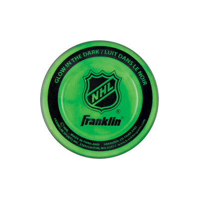 Franklin Sports Glow in the Dark Hockey Puck - 2.0oz Lightweight