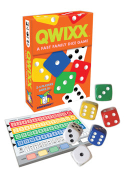 Gamewright Qwixx Fast Family Dice Game