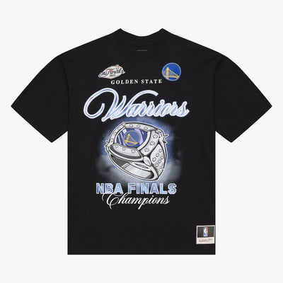 Mitchell & Ness Golden State Warriors Black Legacy Made T-Shirt