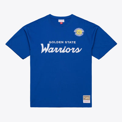 Mitchell & Ness Golden State Warriors Royal Head Coach T-Shirt