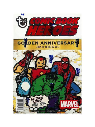 2025 Topps Marvel Comic Book Heroes 1975 Golden Anniversary Hobby Box