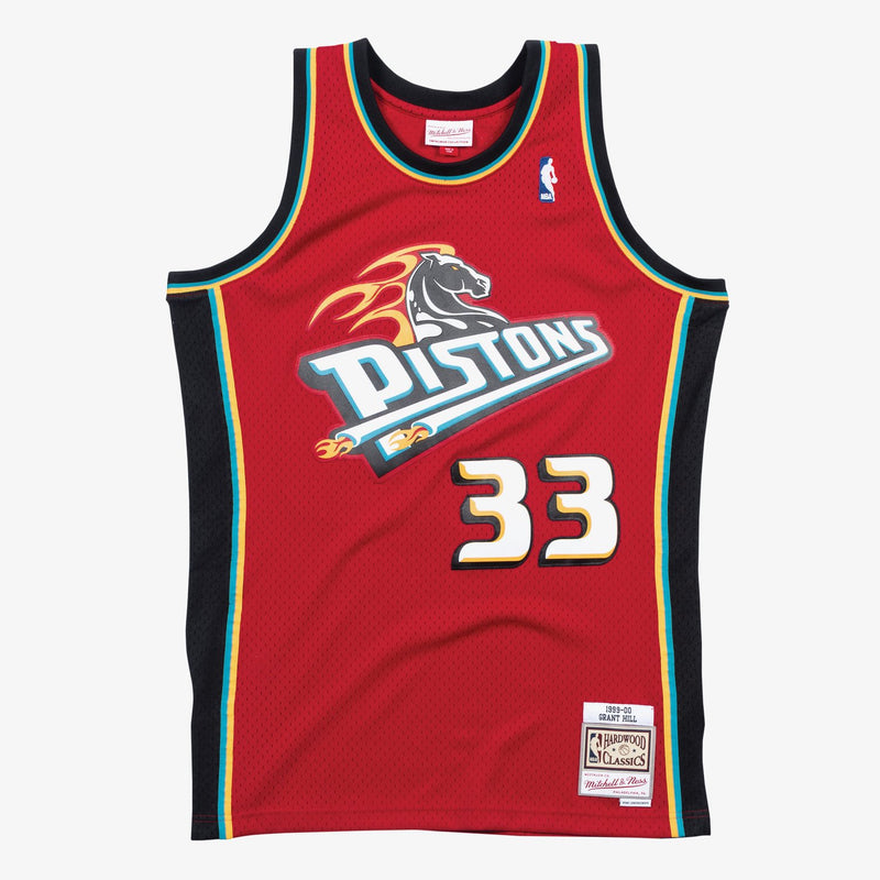 Mitchell & Ness Grant Hill Detroit Pistons 1999-00 Red Swingman Player Jersey