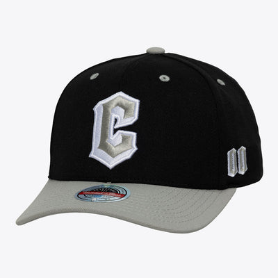 Mitchell & Ness M&N x COOTIE PRODUCTIONS Black/Gray Stretch Snapback Hat