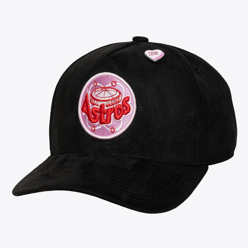 Mitchell & Ness Houston Astros Black Cooperstown All Heart Pro Pinch Snapback Hat
