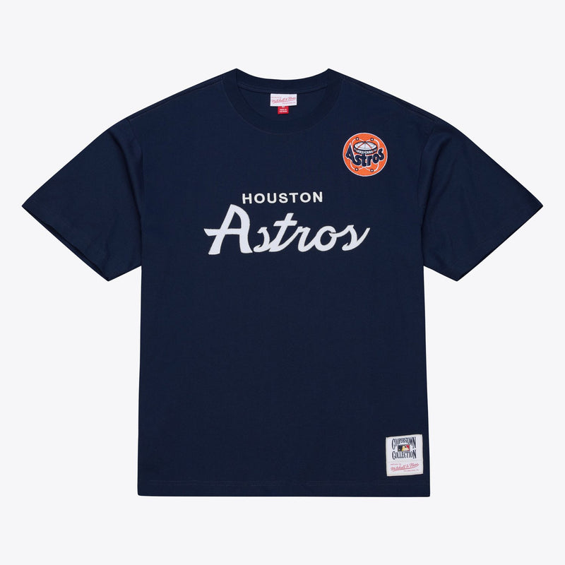 Mitchell & Ness Houston Astros Navy Head Coach T-Shirt