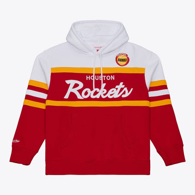 Mitchell & Ness Houston Rockets Red Head Coach Hoodie