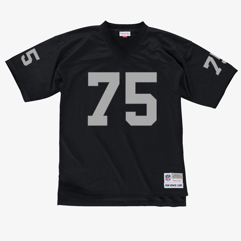 Mitchell & Ness Howie Long Los Angeles Raiders 1988 Black Legacy Player Jersey