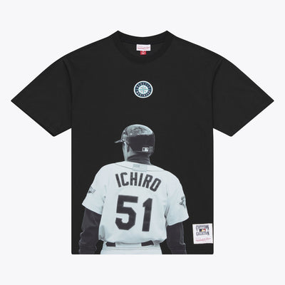 Mitchell & Ness Ichiro Suzuki Seattle Mariners Black Player T-Shirt