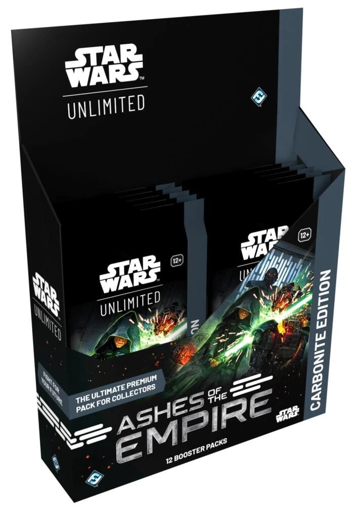 2026 Fantasy Flight Games Star Wars: Unlimited Ashes of the Empire Carbonite Booster Box