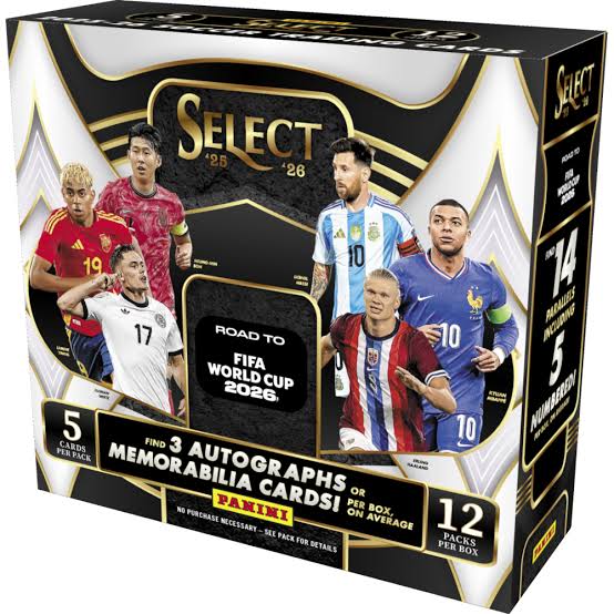 2025-26 Panini Select Road to the World Cup Hobby Box