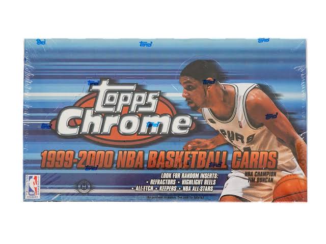 1999-2000 Topps Chrome Basketball Hobby Box - Live Break Personal Box