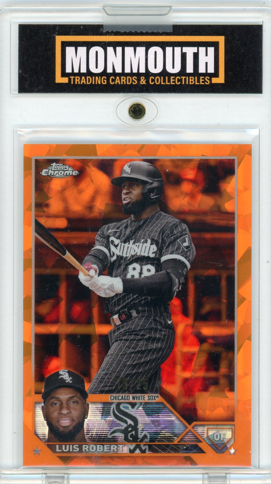 2023 Topps Chrome Sapphire Orange Refractors Luis Robert /25