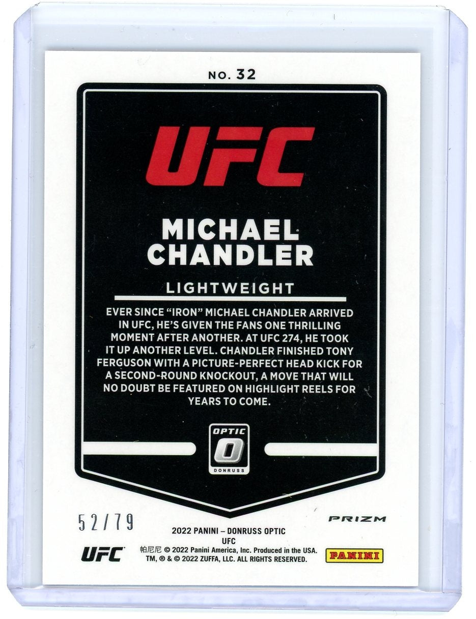 2022 Panini Donruss #32 Michael Chandler Prizm /79