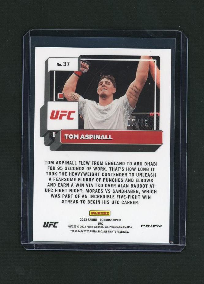 2023 Panini Optic #37 Tom Aspinall