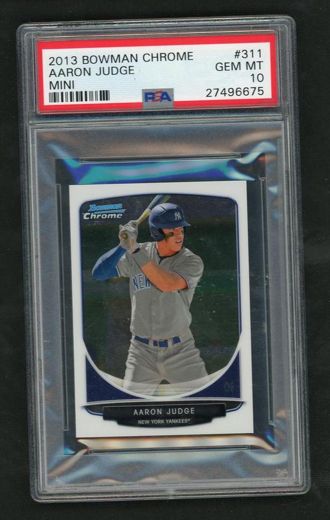 2013 Bowman Chrome Aaron Judge #311 PSA 10