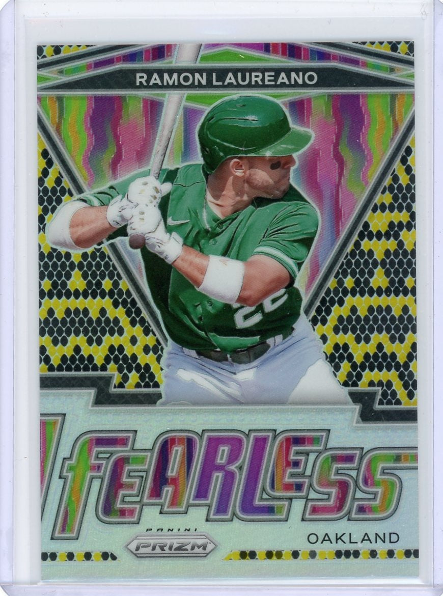 2021 Panini Prizm #FR-8 Ramon Laureano Fearless /50 Oakland