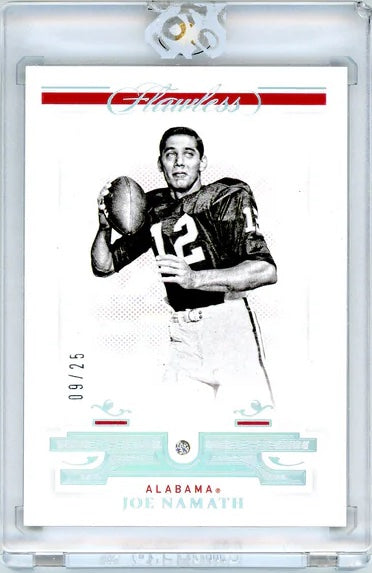 2021 Panini Flawless Collegiate Joe Namath #129 /25