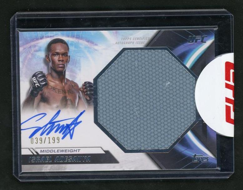 2024 Topps UFC Knockout Israel Adesanya #AJFM-IA Auto /199