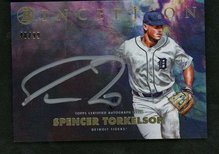 2021 Topps Inception Silver Signings Spencer Torkelson #ISS-ST Auto /90