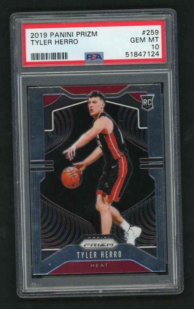 2019 Panini Prizm Tyler Herro #259 RC PSA 10