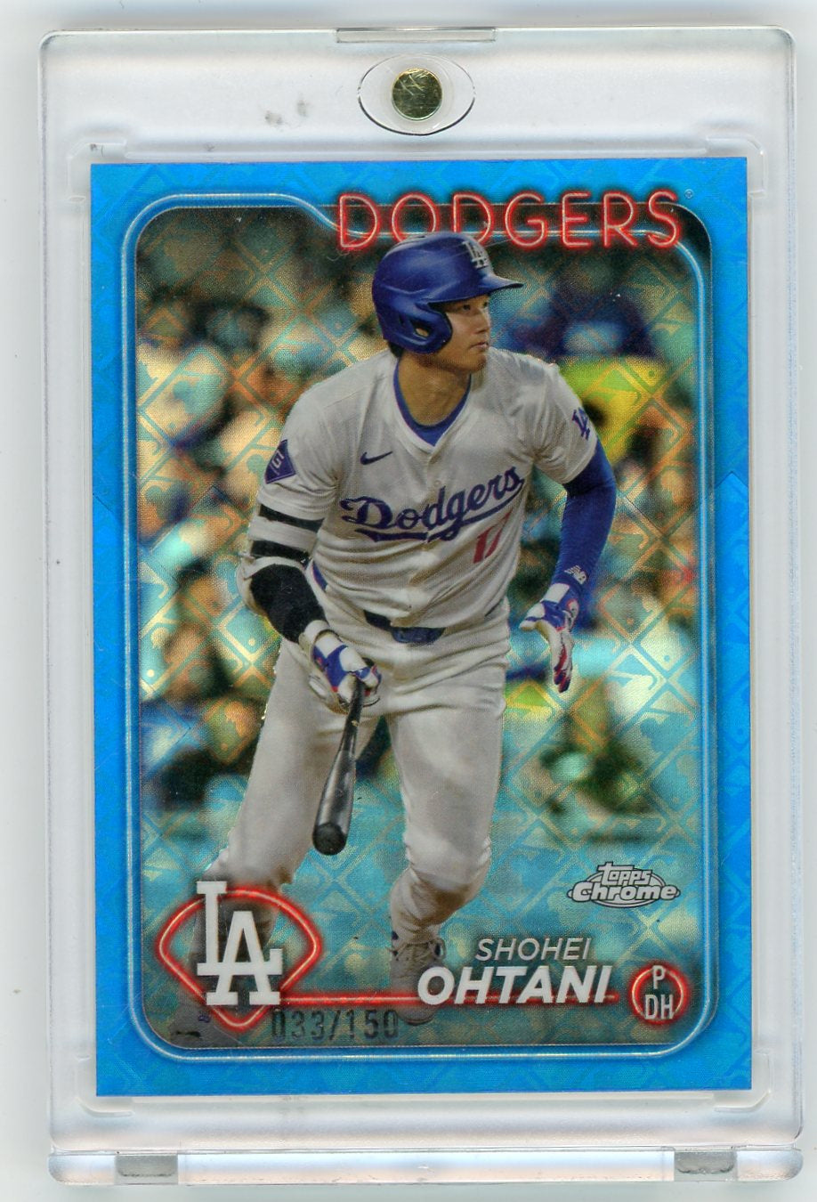 2024 Topps Chrome #1 Shohei Ohtani Blue /150 Los Angeles Dodgers